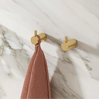 Iddis Petite Крючок одинарный, матовое покрытие, цвет: золото PET2G02i41