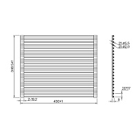 Iddis Kitchen Line Роллер, нерж. сталь, 349х430 см, цвет: сталь ROL35SRi59