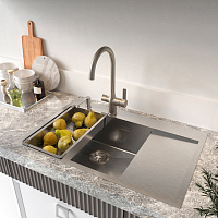 Iddis Kitchen Line Коландер, нерж. сталь, 426х231 см, цвет: сатин KOL23S0i59