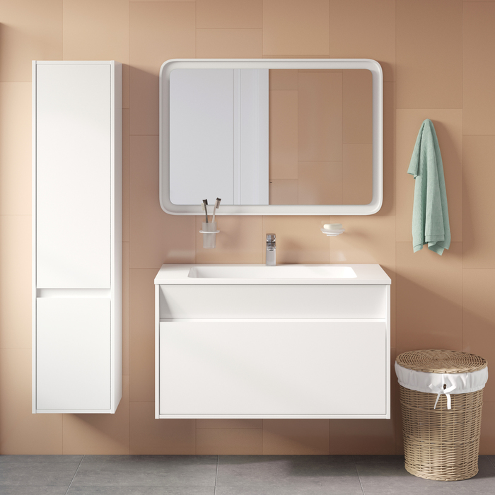 Iddis Esper Шкаф-пенал, настенный, 35х28,1хh150 см. ESP35W0i97