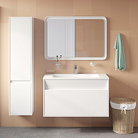 Iddis Esper Шкаф-пенал, настенный, 35х28,1хh150 см. ESP35W0i97