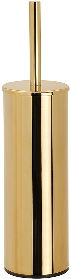 Bemeta Brilo Ершик для унитаза напольный с латунной колбой, цвет: золото глянцевое 161313060