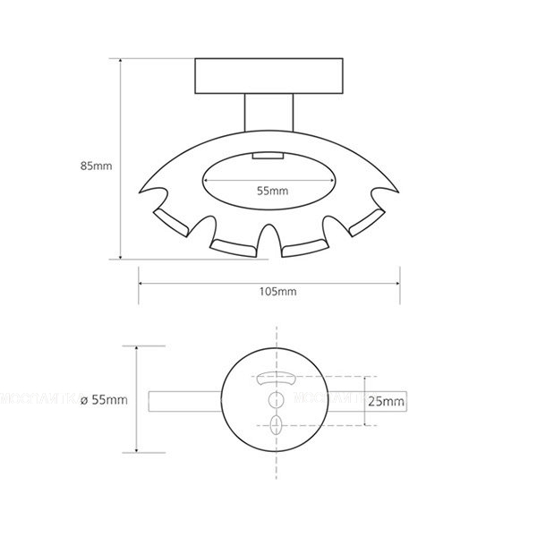 Bemeta Dark Держатель зубных щеток подвесной, цвет: черный матовый 104110030