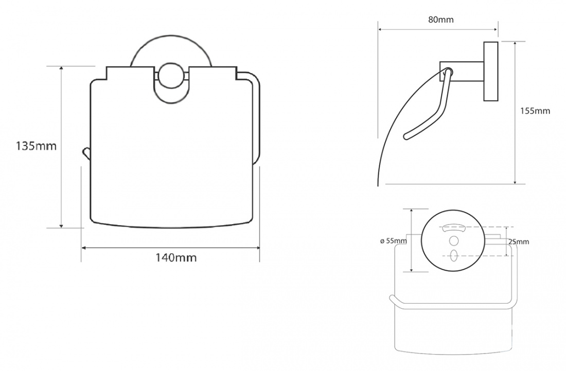 Bemeta Omega Держатель т/бумаги, цвет: хром 104112012R