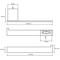 Bemeta Nero Держатель туалетной бумаги, цвет черный 135012020