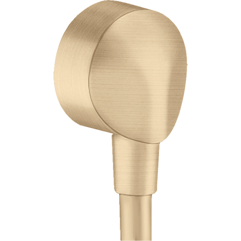 Hansgrohe FixFit E Шланговое подключение без клапана обратного тока, цвет: шлифованная бронза 27454140