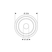 Axor Starck Уплотнительная манжета для скрытой части настенного смесителя 96660000