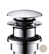 Axor Донный клапан Push-Open для раковины и биде, универсальный, цвет: под сталь 51300800