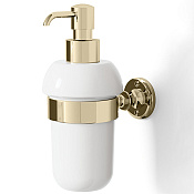 Devon&Devon First Class Дозатор для жидкого мыла, подвесной, керамическая колба, цвет:светлое золото DD33030OT