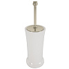 Devon&Devon First Class Ершик для унитаза напольный с керамической колбой, цвет: никель блестящий DD33120NKL