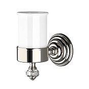 Devon&Devon Gemstone Стакан подвесной, керамический, цвет: никель блестящий GEM703NK