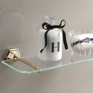 Devon&Devon Jubilee Полочка стеклянная, золото JB110OT