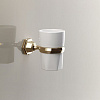 Devon&Devon Jubilee Стакан для зубных щеток подвесной, керамический, цвет: золото JB103OT