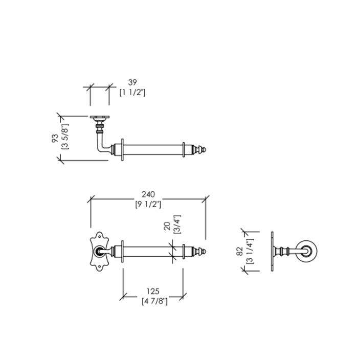 Devon&Devon Mayfair Держатель для туалетной бумаги, золото DD108IN/L