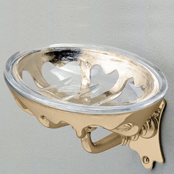 Devon&Devon Mayfair Мыльница со стеклянной чашей, подвесная, цвет: золото DD114IN
