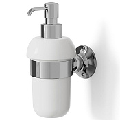 Devon&Devon New York Дозатор для жидкого мыла, подвесной, керамическая колба, цвет: хром NY130CR