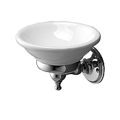 Devon&Devon Old Navy Мыльница с керамической чашей, подвесная, цвет: хром MIL604CR