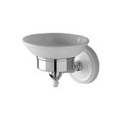 Devon&Devon Dorothy Мыльница с керамической чашей, подвесная, цвет: хром DOR401CR