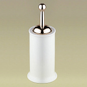 Devon&Devon New York Ершик для унитаза напольный с керамической колбой, цвет: светлое золото NY120OT