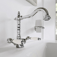 Webert Dorian Смеситель для раковины, цвет: хром/белый DO700302015