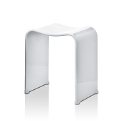 Decor Walther Black Stone DW 80 Душевая табуретка-подставка, 40x30x46h см, цвет: белый 0506850