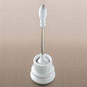 Devon&Devon Dorothy Ершик для унитаза напольный, с керамической колбой, цвет: белый 2DOR417OT