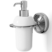 Devon&Devon Antique Georgian Дозатор для жидкого мыла, подвесной, керамическая колба, цвет: хром 1ADY90CR