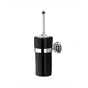 Devon&Devon Black Diamond Ершик для унитаза подвесной с керамической колбой, цвет: хром BLKD520CRNE