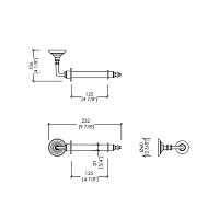 Devon&Devon Chelsea Держатель для туалетной бумаги, цвет золото DD208IN/L