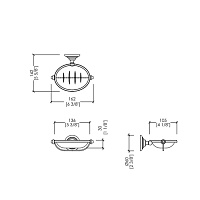 Devon&Devon Chelsea Мыльница подвесная, цвет хром DD214CR