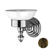 Devon&Devon Diamond Мыльница с керамической чашей, подвесная, цвет: бронза WHD501BRBI