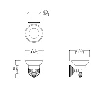 Devon&Devon Diamond Мыльница подвесная, цвет хром WHD501CRBI