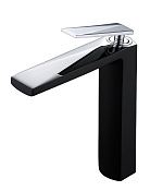 Boheme Venturo Spirale Смеситель для раковины высота излива 23 см, без донного клапана, цвет: black 372-b