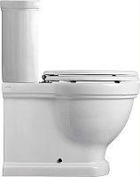 Galassia Ethos Чаша для унитаза моноблок 38х68 см, воронка-водоворот, цвет: белый глянцевый 8441