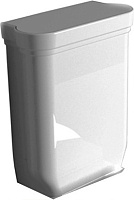 Galassia Ethos Чаша для унитаза моноблок 38х68 см, воронка-водоворот, цвет: белый глянцевый 8441