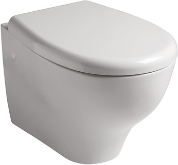 Galassia Eden Чаша подвесного унитаза 36х53 см, каскадный смыв, цвет: белый глянцевый 7212