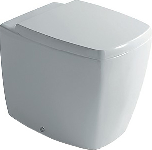 Galassia Sa02 Чаша напольного унитаза 38х52 см, воронка-водоворот, цвет: белый глянцевый 8961