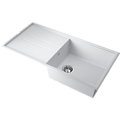 Omoikiri Tedori 100-WH Кухонная мойка Tetogranit 100x51 см, цвет: белый 4993919