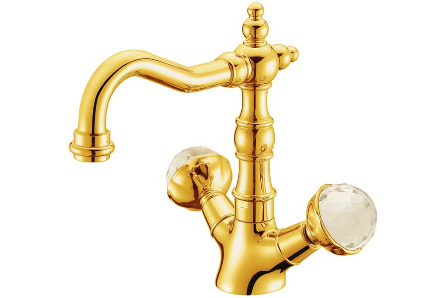 Boheme Imperiale Presente Смеситель для раковины без донного клап., длина излива 12,8 см, цвет: gold 332