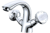 Boheme Brillante Presente Смеситель для раковины без донного клапана, излив 8,6 см, цвет: chrome 351