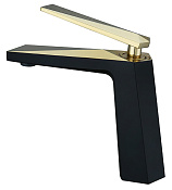 Boheme Venturo Смеситель для раковины без донного клапана, длина излива 14,1 см, цвет: black 381-b