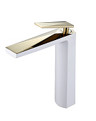 Boheme Venturo Spirale Смеситель для раковины высота излива 23 см, без донного клапана, цвет: white 382-W