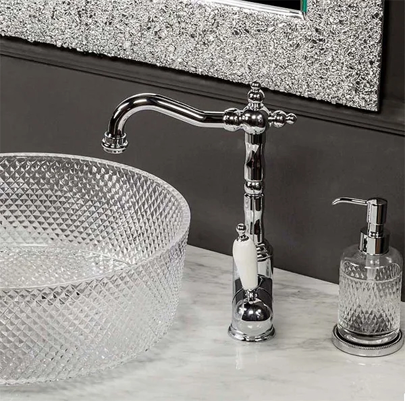 Boheme Tradizionale Chromo Смеситель для раковины высота излива 22 см, без д/к, цвет: chrome 262