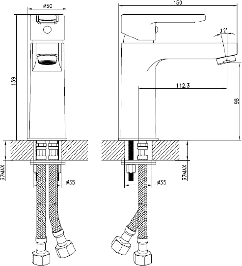 Iddis Sena Смеситель для раковины, цвет: хром SENSB00i01