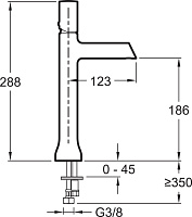 Смеситель Jacob Delafon Toobi  для раковины E8960-CP