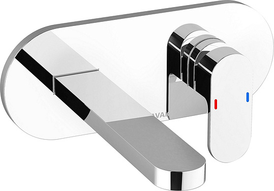 Ravak Chrome Смеситель для раковины встраиваемый, без д/к, с внутренней частью, цвет: хром X070093