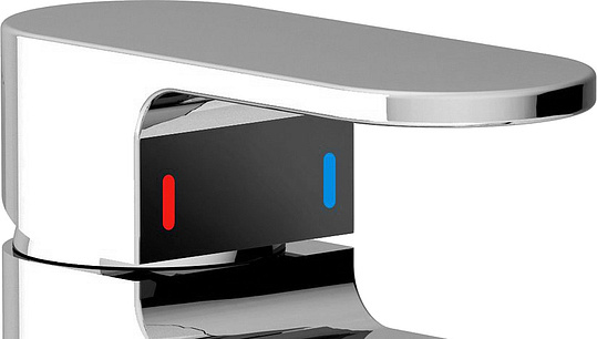 Ravak Chrome Смеситель для раковины, с донным клапаном, длина излива 10,1 см, цвет: хром X070053