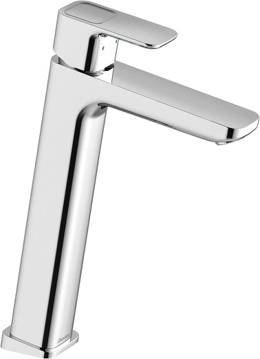 Ravak 10° Смеситель для раковины высокий, без донного клапана, высота излива 24,4 см, цвет: хром X070091