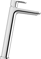 Ravak 10° Смеситель для раковины высокий, без донного клапана, высота излива 24,4 см, цвет: хром X070091