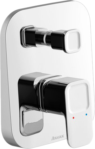 Ravak 10° Смеситель для душа встраиваемый, без внутренней части, цвет: хром X070070